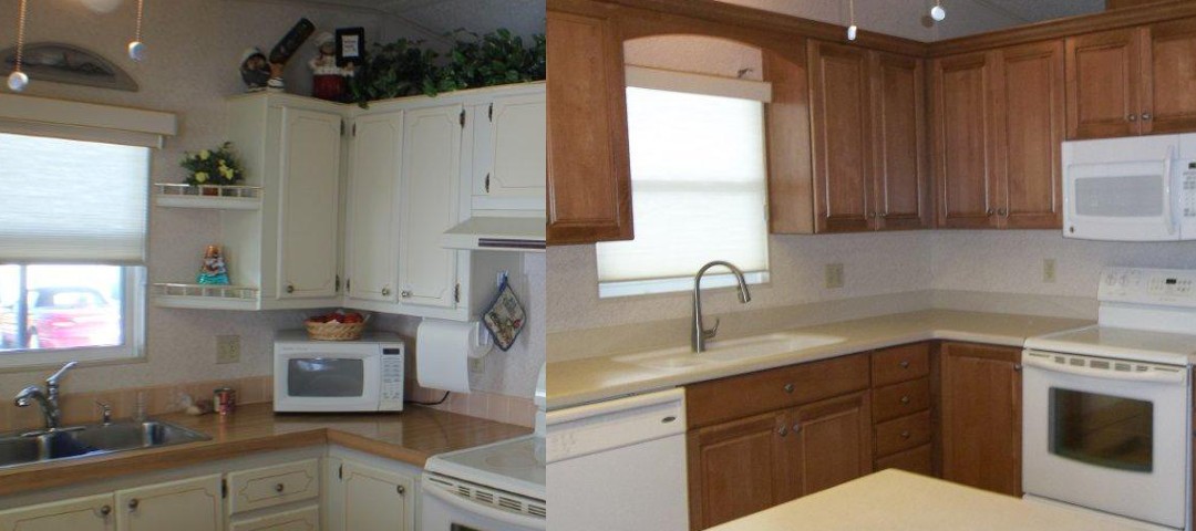 Kitchen and Bath on the Isle Remodel before and after